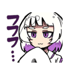 ぱっつん女の子スタンプ‼（個別スタンプ：24）