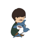 サメとボク（個別スタンプ：2）