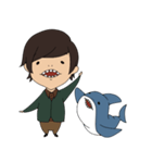 サメとボク（個別スタンプ：3）