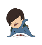 サメとボク（個別スタンプ：4）