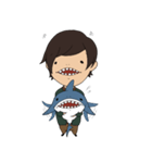 サメとボク（個別スタンプ：6）