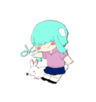 兎野さたちゃんのひととき（個別スタンプ：1）