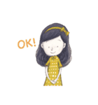 モーリーとわたし がっこうせいかつ（個別スタンプ：1）