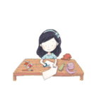 モーリーとわたし がっこうせいかつ（個別スタンプ：3）