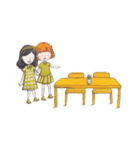 モーリーとわたし がっこうせいかつ（個別スタンプ：7）