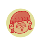 レトロ感あるかわいい女の子（個別スタンプ：2）