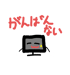 頑張れ！  てれびさん。（個別スタンプ：6）
