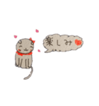 リボン首輪の可愛い猫ちゃん（個別スタンプ：6）