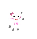 謎の物体！？しろみーちゃん（個別スタンプ：5）