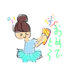 おだんごおんなのこ（個別スタンプ：14）