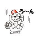 「一年間ずっと雪だるま」funnySnowman（個別スタンプ：18）