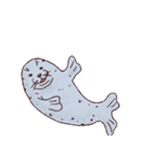 在宅アザラシ（個別スタンプ：3）