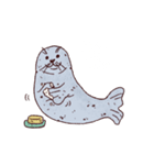 在宅アザラシ（個別スタンプ：10）