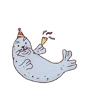 在宅アザラシ（個別スタンプ：25）