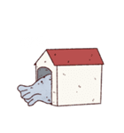 在宅アザラシ（個別スタンプ：34）