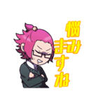 猫背系男子のヒーロー説（個別スタンプ：11）