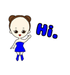 おで子ちゃんスタンプ(日常会話2)（個別スタンプ：1）