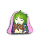 兔の精霊 花(はな)と樹(いつき)（個別スタンプ：5）