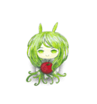 兔の精霊 花(はな)と樹(いつき)（個別スタンプ：11）
