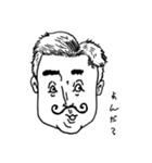 髭好きの髭好きによる髭好きのための髭（個別スタンプ：2）