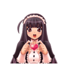 応援する可愛いメイドさん（個別スタンプ：5）