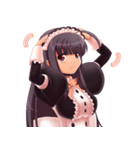 応援する可愛いメイドさん（個別スタンプ：8）