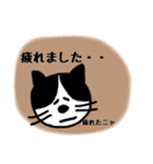 ハチワレ猫の ゆるっと敬語（個別スタンプ：27）