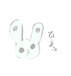 うさちゃの感情（個別スタンプ：3）