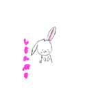 思いのままつぶやくうさぎ（個別スタンプ：8）