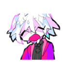 すーぱー雑描きうちのこすたんぷ（個別スタンプ：8）