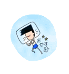 ふとんみのむしとほわお（個別スタンプ：6）