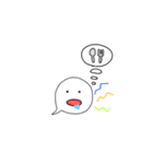 顔吹き出し2（個別スタンプ：11）