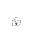 顔吹き出し2（個別スタンプ：13）