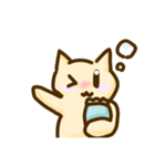 ほんわかな猫のスタンプ（個別スタンプ：1）