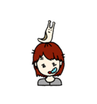 オンマイヘッド（個別スタンプ：17）