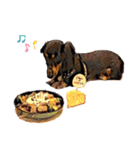 Kukuma•ダックスฅ·ᴥ·ฅ（個別スタンプ：22）