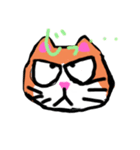 手書き感が半端ない‼️ ゆる猫スタンプ（個別スタンプ：2）