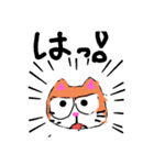 手書き感が半端ない‼️ ゆる猫スタンプ（個別スタンプ：6）