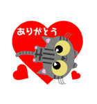 ハートがあるネコたち（個別スタンプ：2）