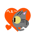ハートがあるネコたち（個別スタンプ：30）