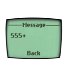古携帯のコロナにつてのメッセージ「タイ」（個別スタンプ：3）