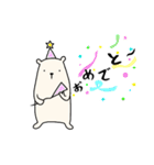 しろくまときどきくろくま（個別スタンプ：7）