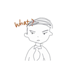 隣のオメガくんEnglish.ver（個別スタンプ：4）