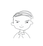 隣のオメガくんEnglish.ver（個別スタンプ：11）