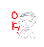 隣のオメガくんEnglish.ver（個別スタンプ：15）