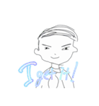 隣のオメガくんEnglish.ver（個別スタンプ：23）