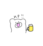 人みたいなくま（個別スタンプ：19）