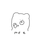 人みたいなくま（個別スタンプ：22）