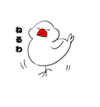 らくがき文鳥（個別スタンプ：2）