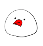 らくがき文鳥（個別スタンプ：8）